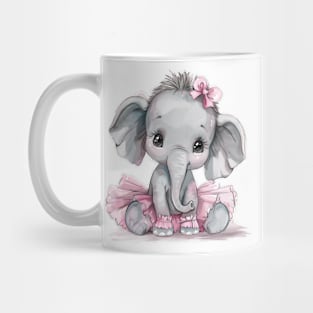 Tutu Cute Baby Elephant Mug